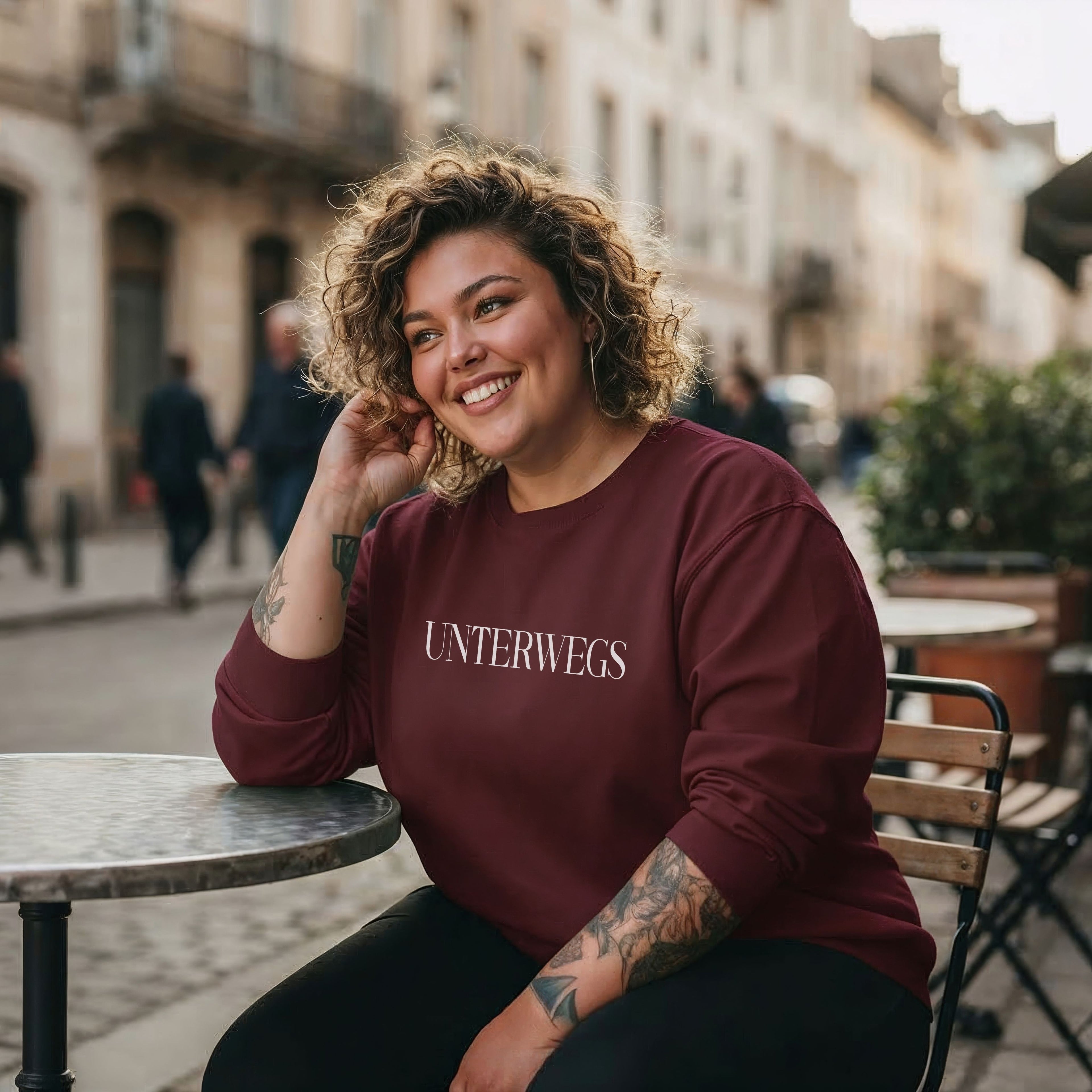 UNTERWEGS -Statement Sweatshirt