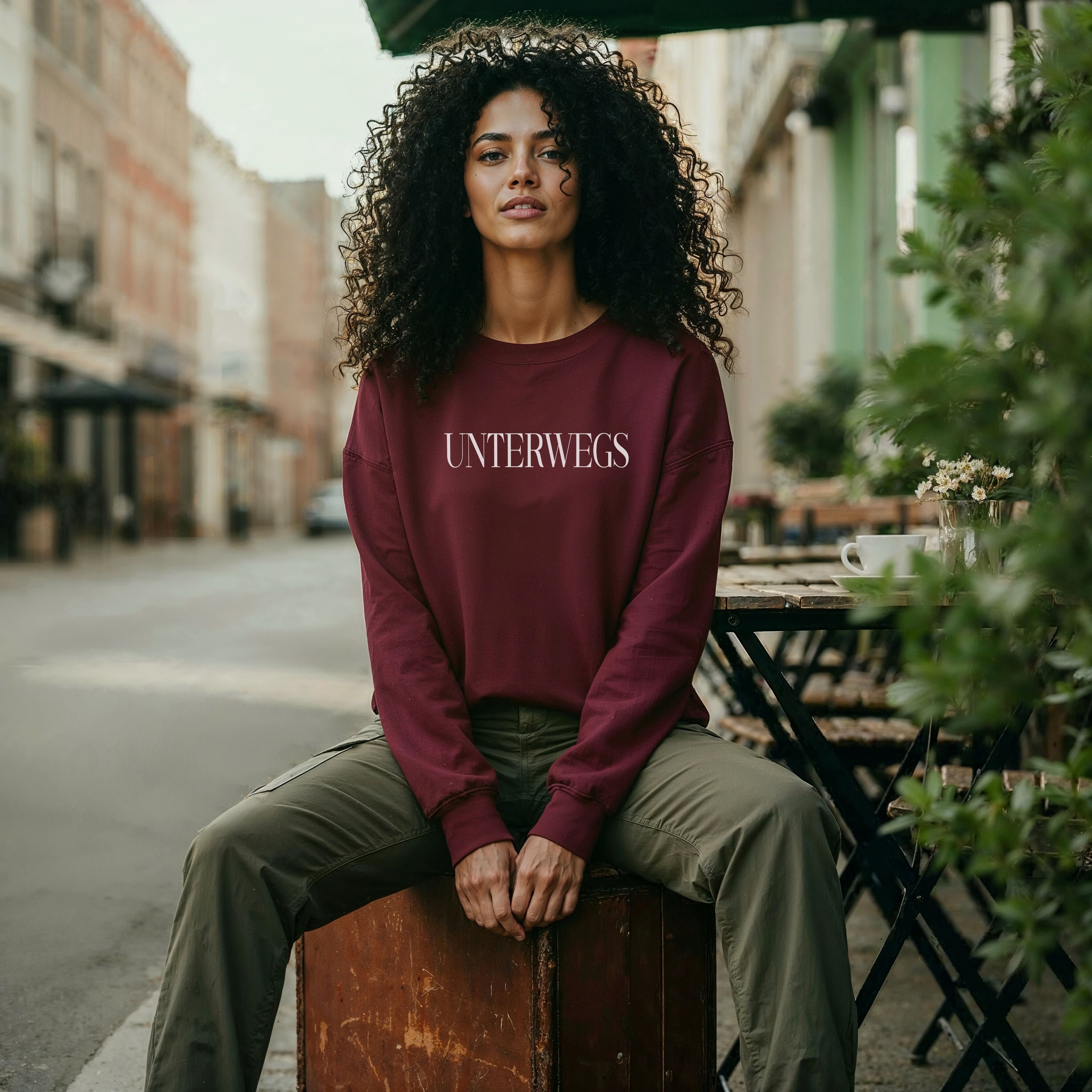 UNTERWEGS -Statement Sweatshirt