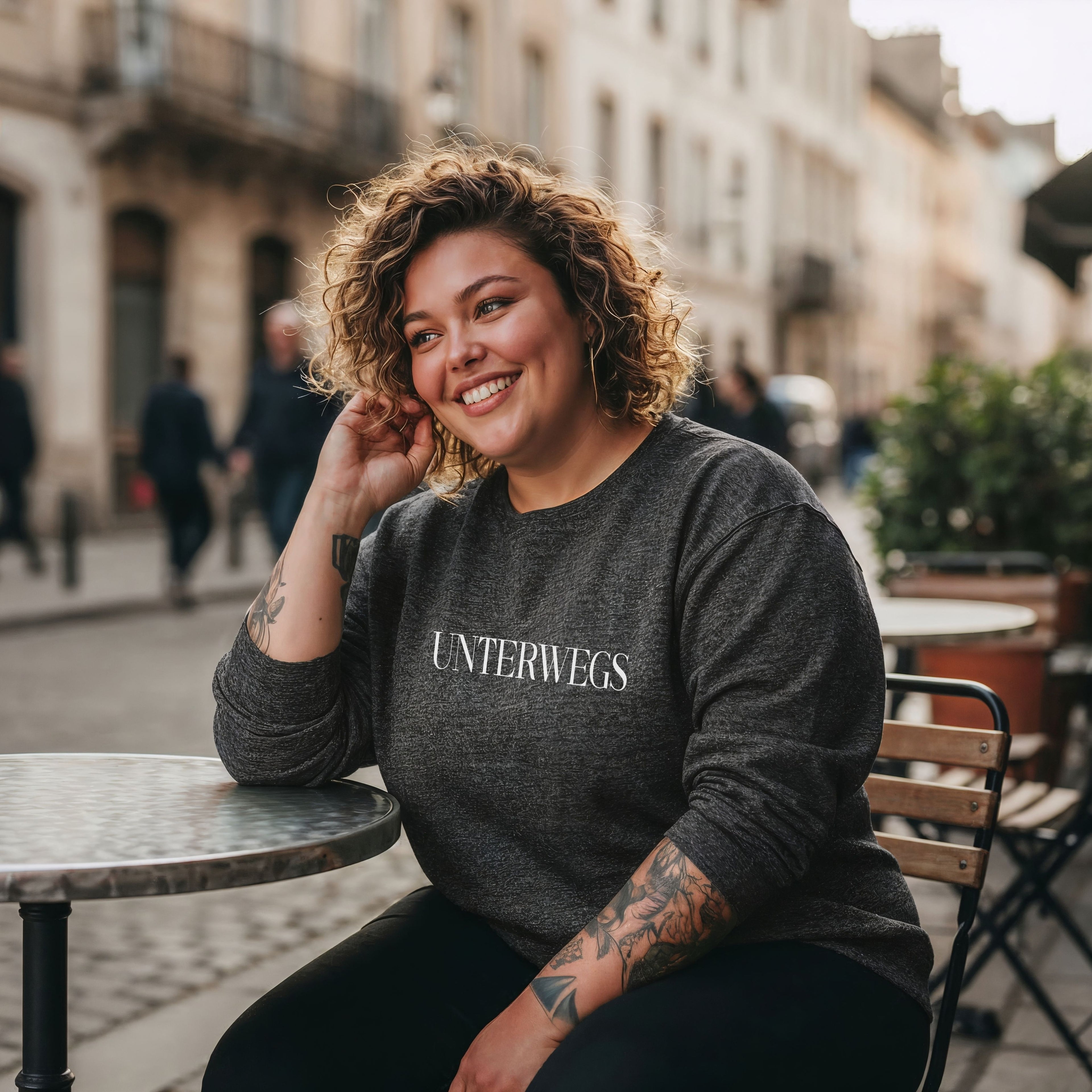 UNTERWEGS -Statement Sweatshirt